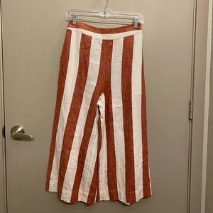 Madewell Wide leg linen pants